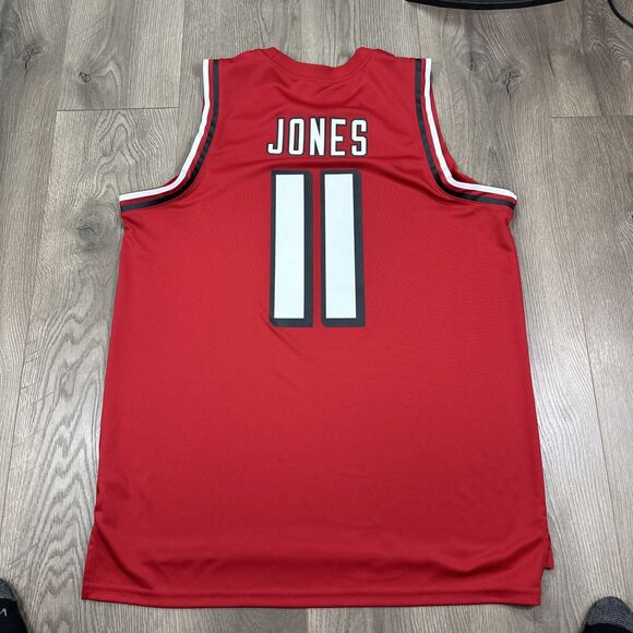 Nike Atlanta Falcons BASKETBALL Jersey #11 Julio Jones RARE Y2K Size Large - Picture 6 of 7